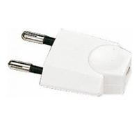 Fiche mâle 6A 2P Blanc - LEBENOID - 020260 Blanc G