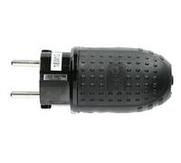 Fiche mâle caoutchouc 16A 2P+T - - 200010