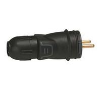 Legrand Fiche mâle caoutchouc 2P+T 16A IK08 connexion automatique IP44