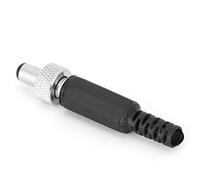 Fiche Mâle CC, Verrou en Plastique et Métal 5,5 X 2,1 Mm, 20 Pièces avec Verrou pour Lecteurs Multimédia, MP3, MP4, AV, Ordinateurs Portables, Téléphones Portables