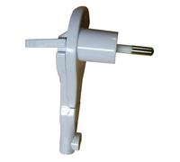 Electraline Fiche mâle 520200 2P 6A extra plate Blanche