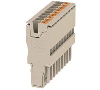 Fiche mâle raccordement à ressort Weidmüller APG 2.5/9 1513740000 gris 20 pc(s)