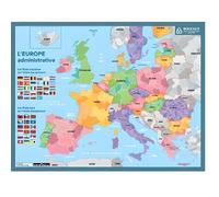 Fiche mémo souple - BOUCHUT - Europe - 20,5 x 26,5 cm - Résistante - Impression recto verso