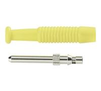 Fiche Miniature, Isolée De La Broche: 2 Mm Sks Hirschmann Co Mst 3 973509103 Jaune 1 Pc(s) D24061
