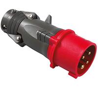 Fiche mobile droite Hypra 16A - 3P+T - 380V~ à 415V~ - plastique - IP44