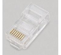 Fiche modulaire mâle BKL Electronic 2606003 RJ45 mâle, droit transparent 100 pc(s)