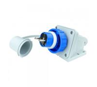 Fiche murale 16A 2P+E 230V IP68 Schuko Hermétique 8307