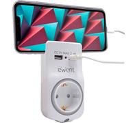 Fiche murale avec 2 ports USB Ewent EW1225 16A 3680 W