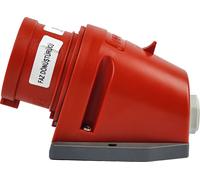 Fiche murale CEE avec inverseur de phase en saillie 5P 16A 400V IP44
