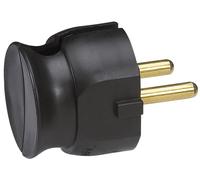Fiche plastique extra-plate 2P-16 A Legrand - Mâle - Noir