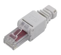 Fiche RJ45 mâle, Cat 6 TRU COMPONENTS 1515263 RJ45 mâle, droit gris 1 pc(s)
