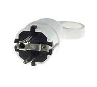 Fiche Schuko Confort avec anneau 16A 250V - Blanc