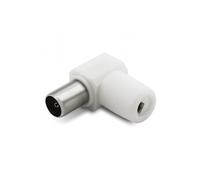 Fiche TV coudée 9,52 mm fem.