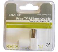 Fiche TV coudée à 90° - femelle