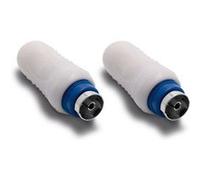 Metronic Fiche TV 338103 blindée 9,52 mm fem – lot de 2