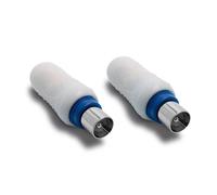 Fiche TV (lot de 2) blindée 9,52 mm mâle