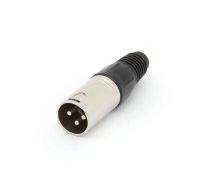 Fiche XLR Male NICKELEE 3 Broches