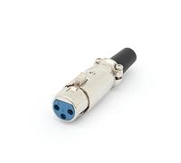 FICHE XLR NICKELEE 3 BROCHES - TYPE COURT
