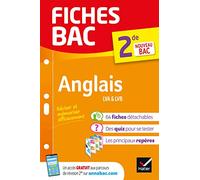 Fiches bac - Anglais 2de – Tout le programme en fiches de révision détachables – Hatier