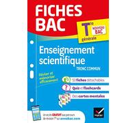 Fiches bac Enseignement scientifique Tle - Bac 2025: nouveau programme de Terminale