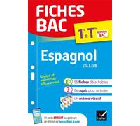 Hatier – Fiches bac Espagnol 1re/Tle – Bac 2026 : fiches de révision détachables