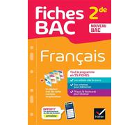 Fiches bac – Français 2de : tout le programme en fiches de révision détachables – Hatier