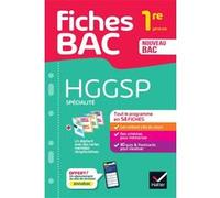 Fiches bac - HGGSP 1re générale (spécialité): tout le programme en fiches de révision détachables