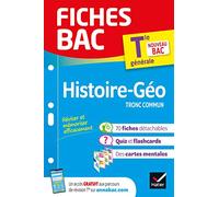 Fiches bac - Histoire-Géographie Tle - Bac 2026: tout le programme en fiches de révision détachables