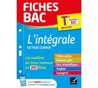 Fiches bac Le tout-en-un Tle (tronc commun) - Bac 2024 Toutes les matières (Philo, Histoire-Géographie, Ens. scientifique, Anglais) - Collectif - Hatier - broché - Scolaire / Universitaire
