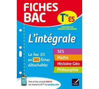 Fiches bac L'intégrale Tle ES: le bac ES en 180 fiches de révision