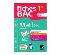 Fiches Bac - Maths 1re Générale (Spécialité)