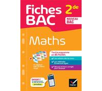 Hervé Kazmierczak & Christophe Roland – Fiches bac Maths 2de – programme en fiches détachables