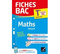 Fiches bac Maths Tle (spécialité) - Bac 2024: nouveau programme de Terminale