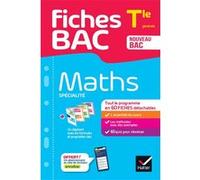 Fiches bac - Maths Tle (spécialité) - Bac 2026 Michel Abadie (Auteur), Jacques Delfaud (Auteur), Annick Meyer (Auteur), Jean-Dominique Picchiottino (Auteur), Martine Salmon (Auteur), Sophie Touzet (Au