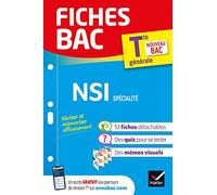 Fiches bac NSI Tle générale (spécialité) - Bac 2024: nouveau programme de Terminale