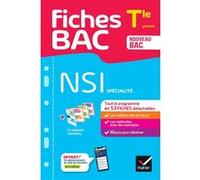 Fiches bac - NSI Tle (spécialité) - Bac 2027 Guillaume Connan (Auteur), Vojislav Petrov (Auteur), Gérard Rozsavolgyi (Auteur), Laurent Signac (Auteur)