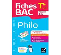 Fiches bac - Philo Tle - Bac 2026 Tout le programme en fiches de révision détachables - Patrick Ghrenassia - Hatier - broché - Scolaire / Universitaire