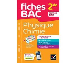 Fiches bac - Physique-Chimie 2de Nathalie Benguigui (Auteur), Patrice Brossard (Auteur), Jacques Royer (Auteur)