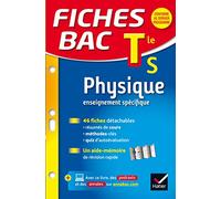 Fiches bac physique Tle S