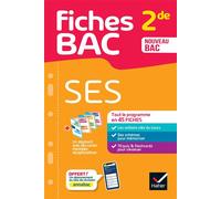 Fiches bac – SES 2de – tout le programme en fiches de révision détachables – Hatier