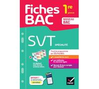 Fiches bac - SVT 1re générale (spécialité): tout le programme en fiches de révision détachables