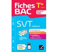 Fiches bac - SVT Tle (spécialité) - Bac 2027: tout le programme en fiches de révision détachables