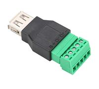 Fiches Banane, bornier, 2PCS Quicklink sans Soudure de Type A Adaptateur de Terminal USB Femelle