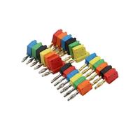 Fiches bananes jack 4 mm for instrument de test de puissance, connecteur à insertion directe for haut-parleur musical, connecteur rapide, bornier 32 A(ZDJ-G,1PCS)