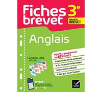 Fiches brevet - Anglais 3e Brevet 2026: tout le programme en fiches de révision détachables