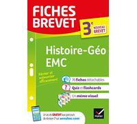 Fiches brevet Histoire-Géographie EMC 3e - Brevet 2023: fiches de révision & quiz