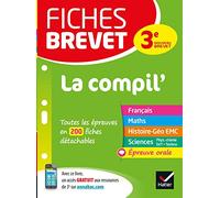 Fiches brevet La Compil' du brevet: fiches de révision pour les 5 épreuves