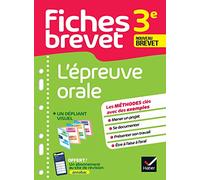 Fiches brevet - L'épreuve orale 3e Brevet 2026: tout l'épreuve en fiches de révision détachables