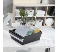 Fiches bristol, 130 x 80 mm, uni, blanc