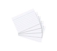 Fiches bristol, A5, ligné, blanc
